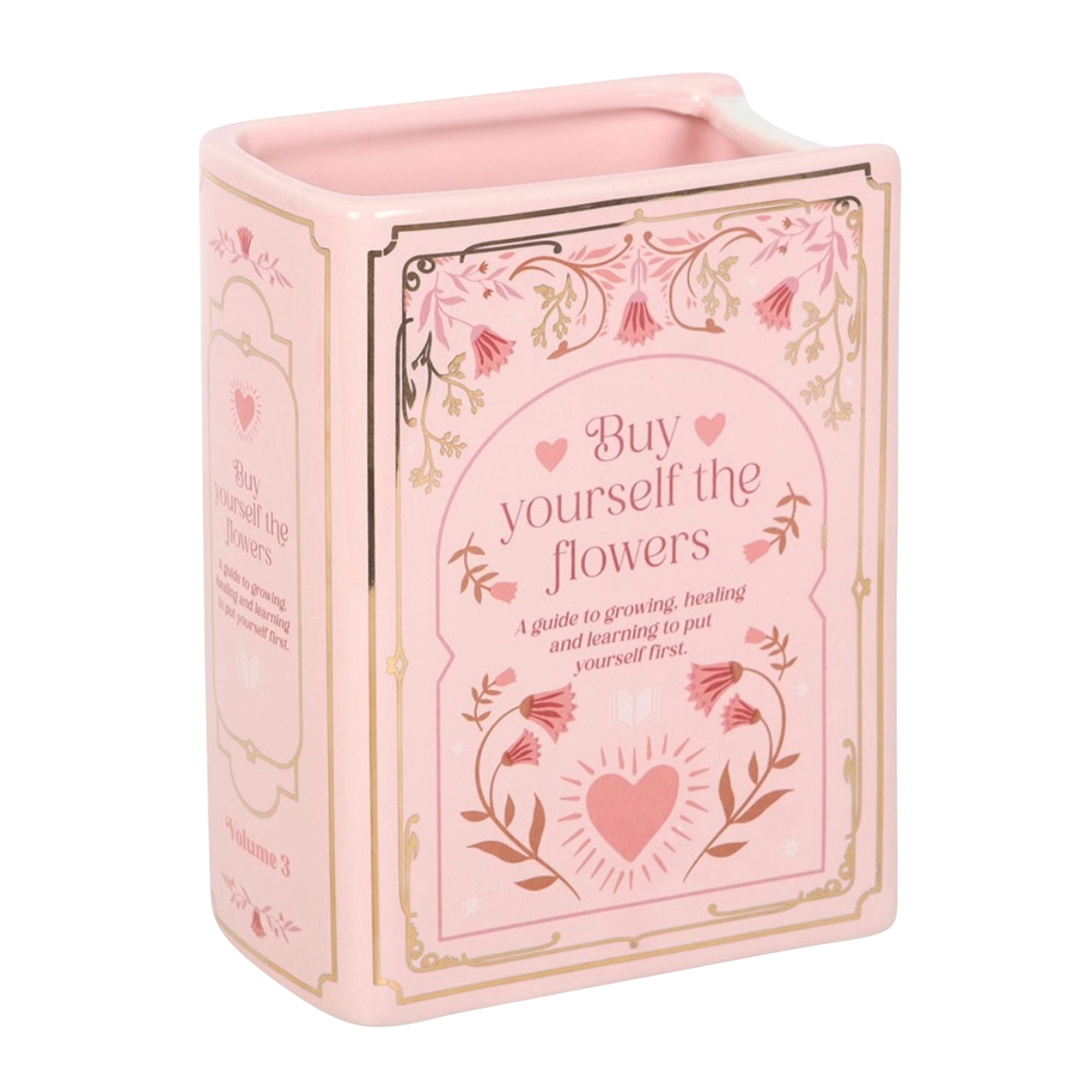 Pink Booked Shaped Vase