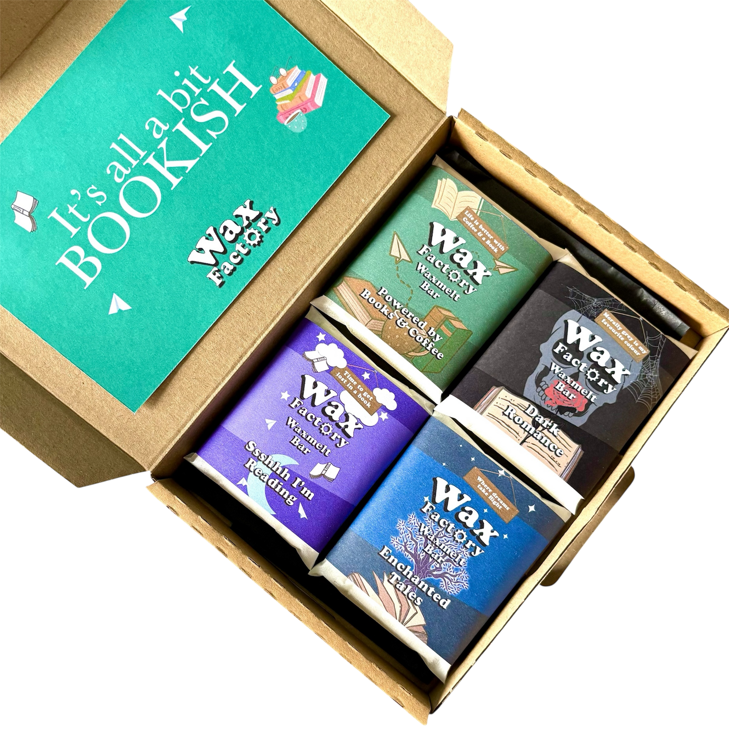 IT'S ALL A BIT BOOKISH wax melt box
