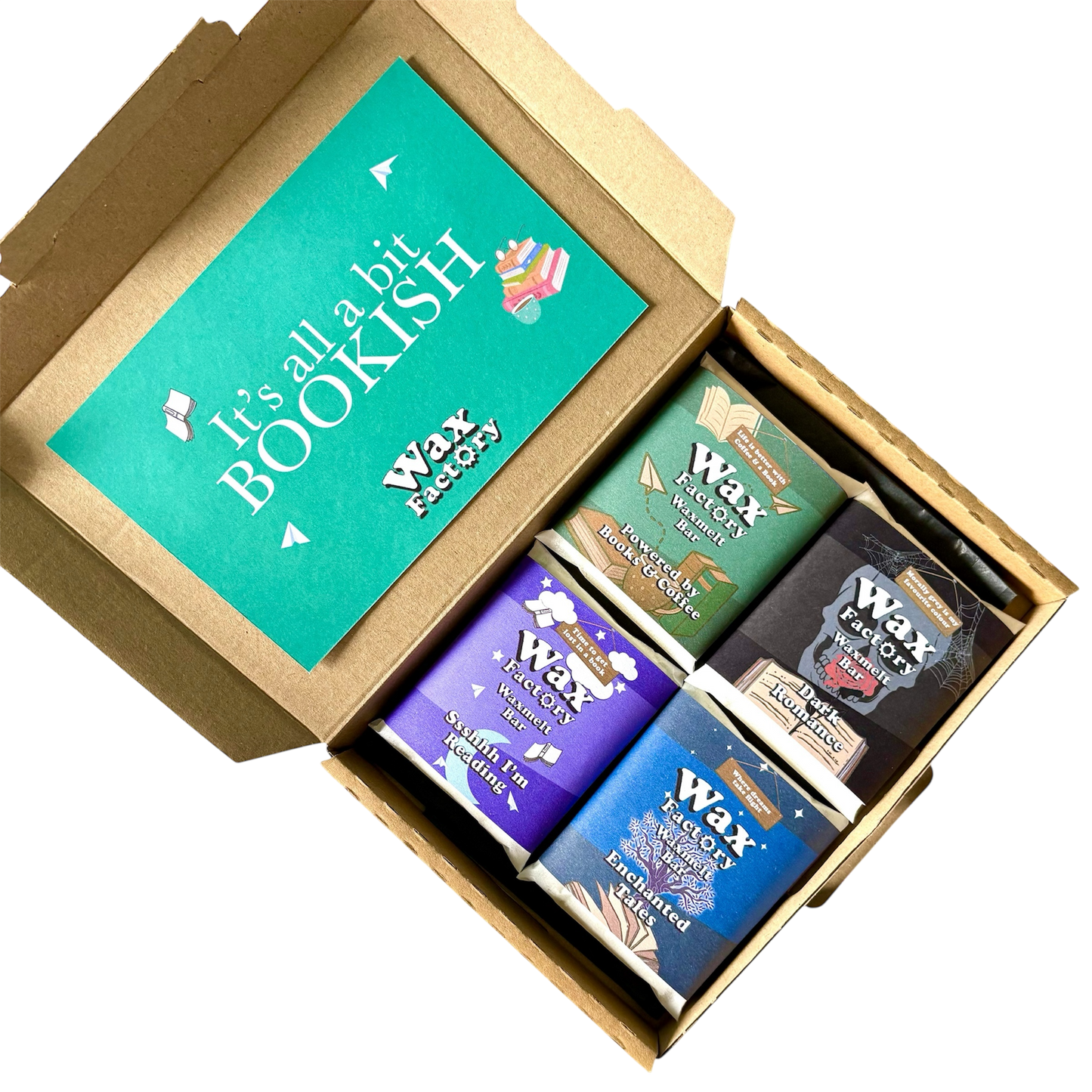 IT'S ALL A BIT BOOKISH wax melt box