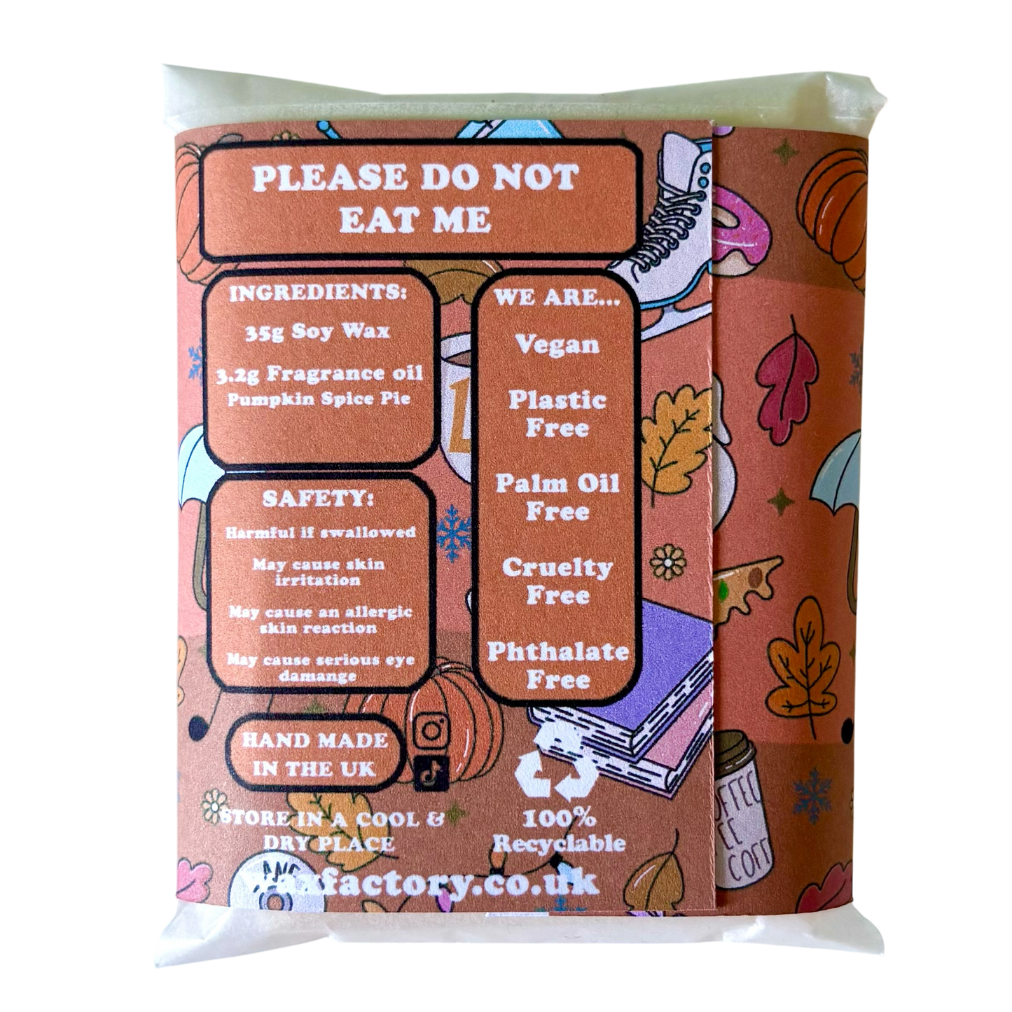 I, Am An Autumn small wax melt bar