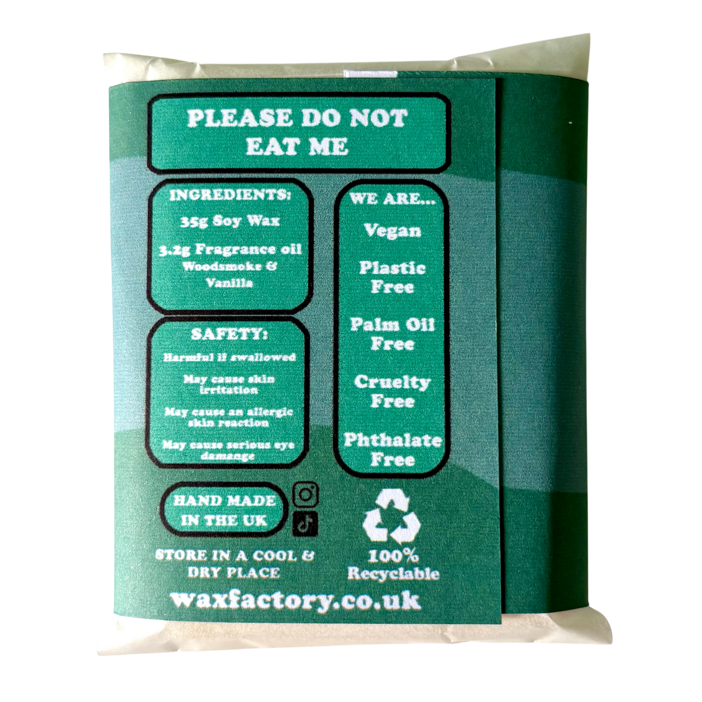 Game Keepers Hut small wax melt bar