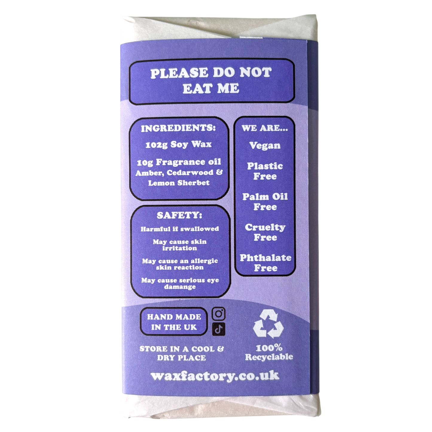 Headmasters Office large wax melt bar