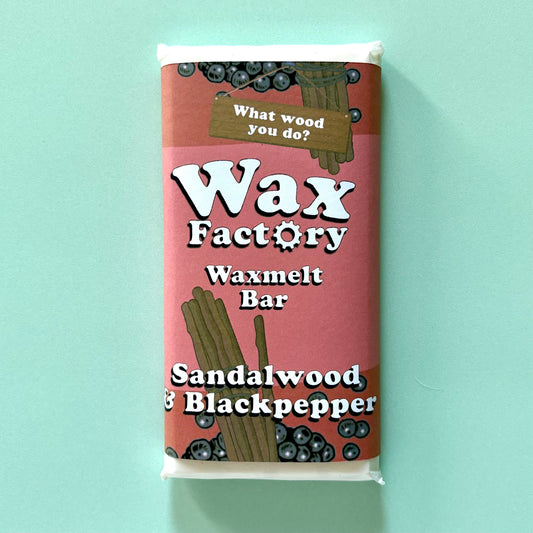 Sandalwood & Black Pepper large wax melt bar