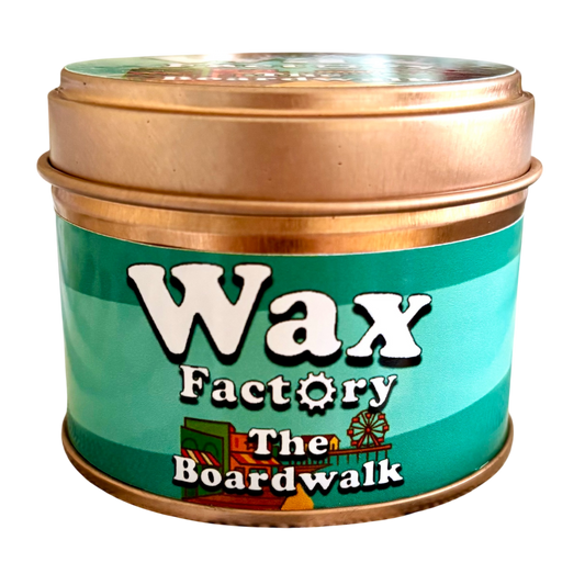 The Boardwalk small tin candle