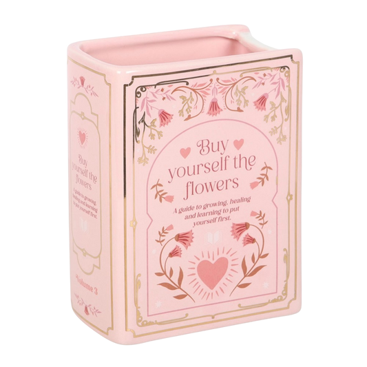 Pink Booked Shaped Vase