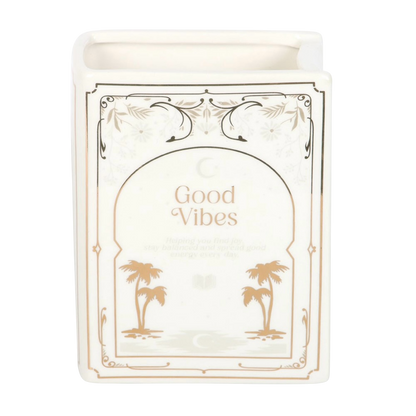White Book Shaped Vase
