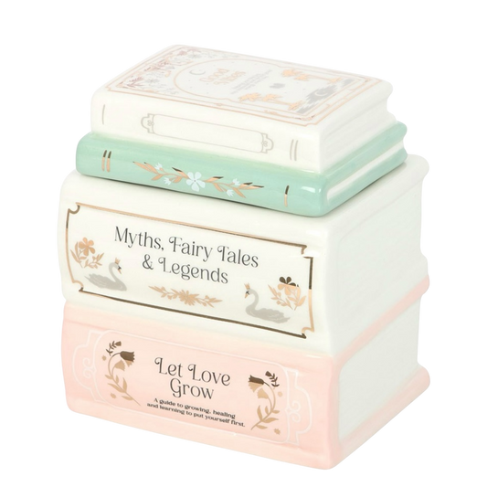 Fairy Tale Book Stack wax melt burner