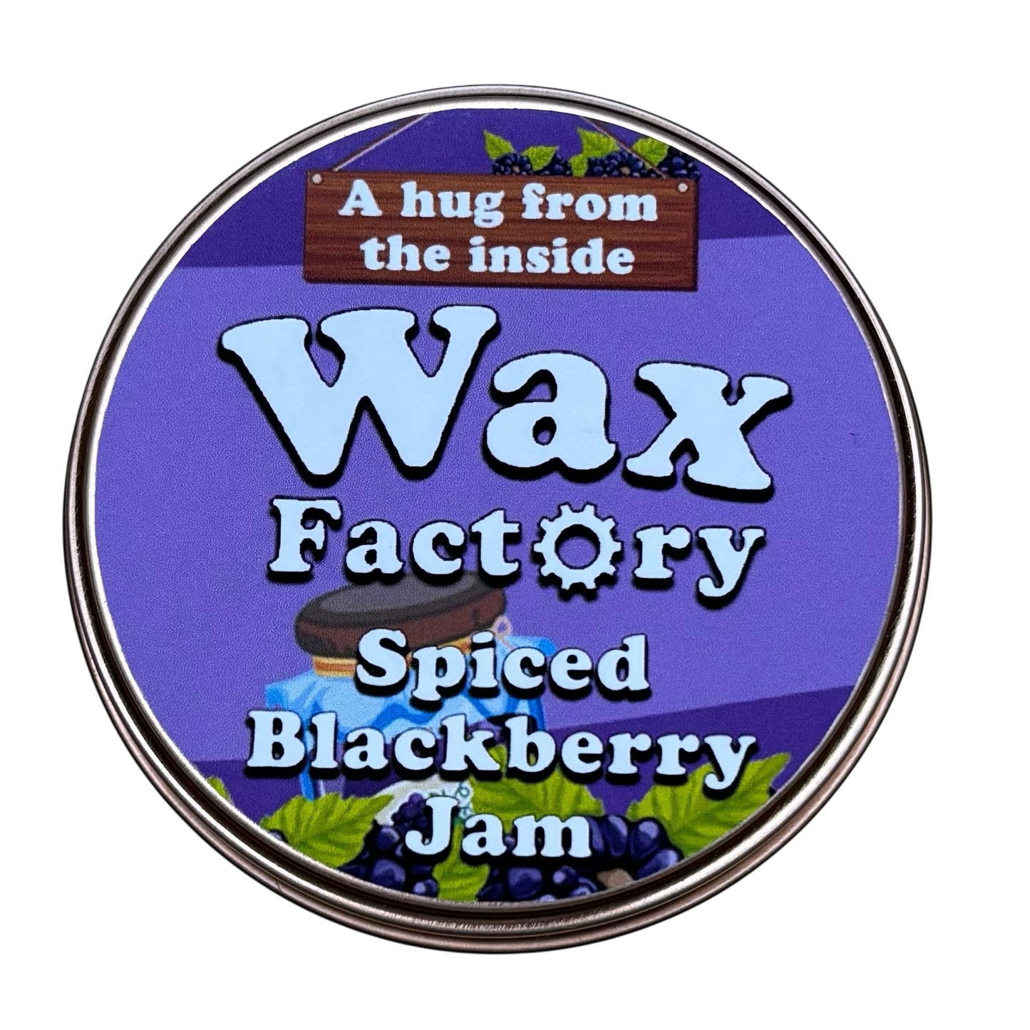 Spiced Blackberry Jam small tin candle
