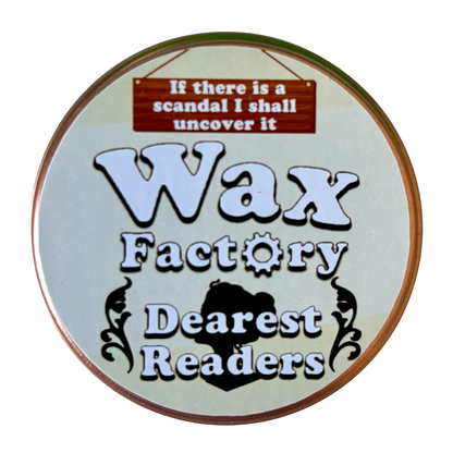 Dearest Readers small tin candle