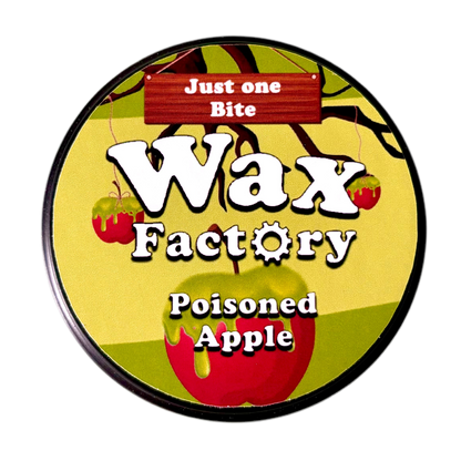 Poisoned Apple small tin candle
