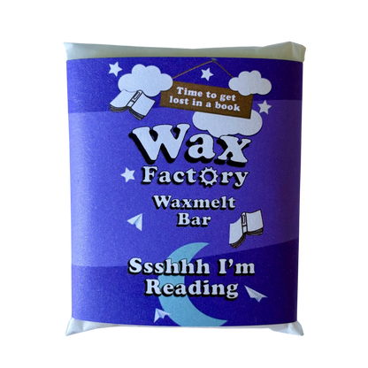 Ssshhh I'm Reading small wax melt bar