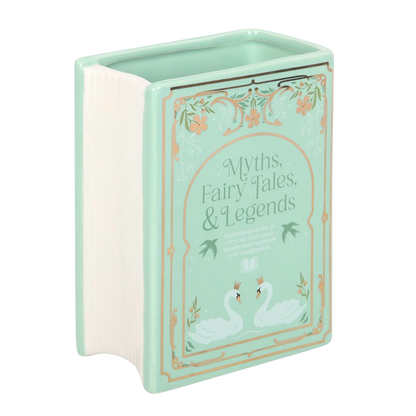 Green Book Shaped Vase