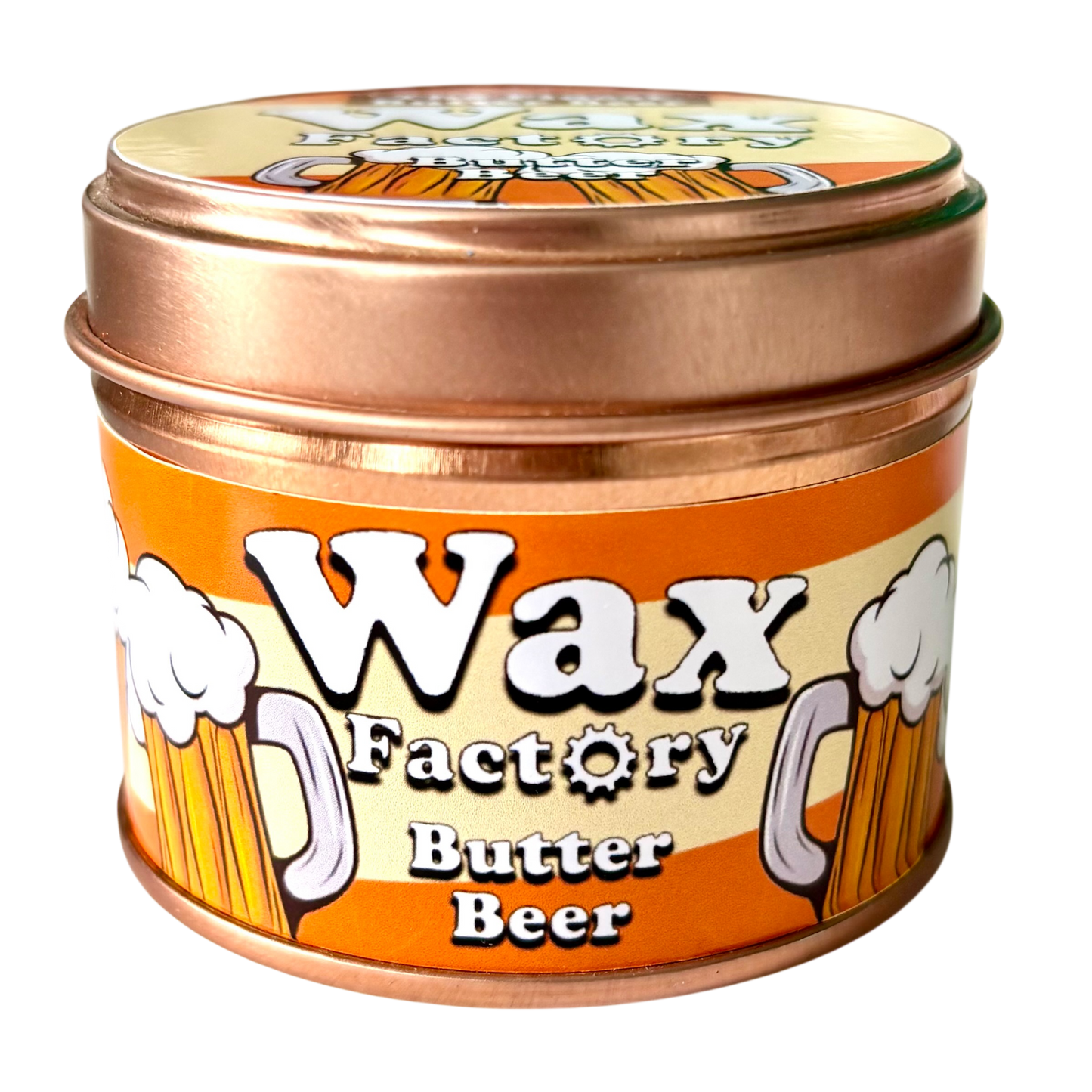 Butter Beer small tin candle
