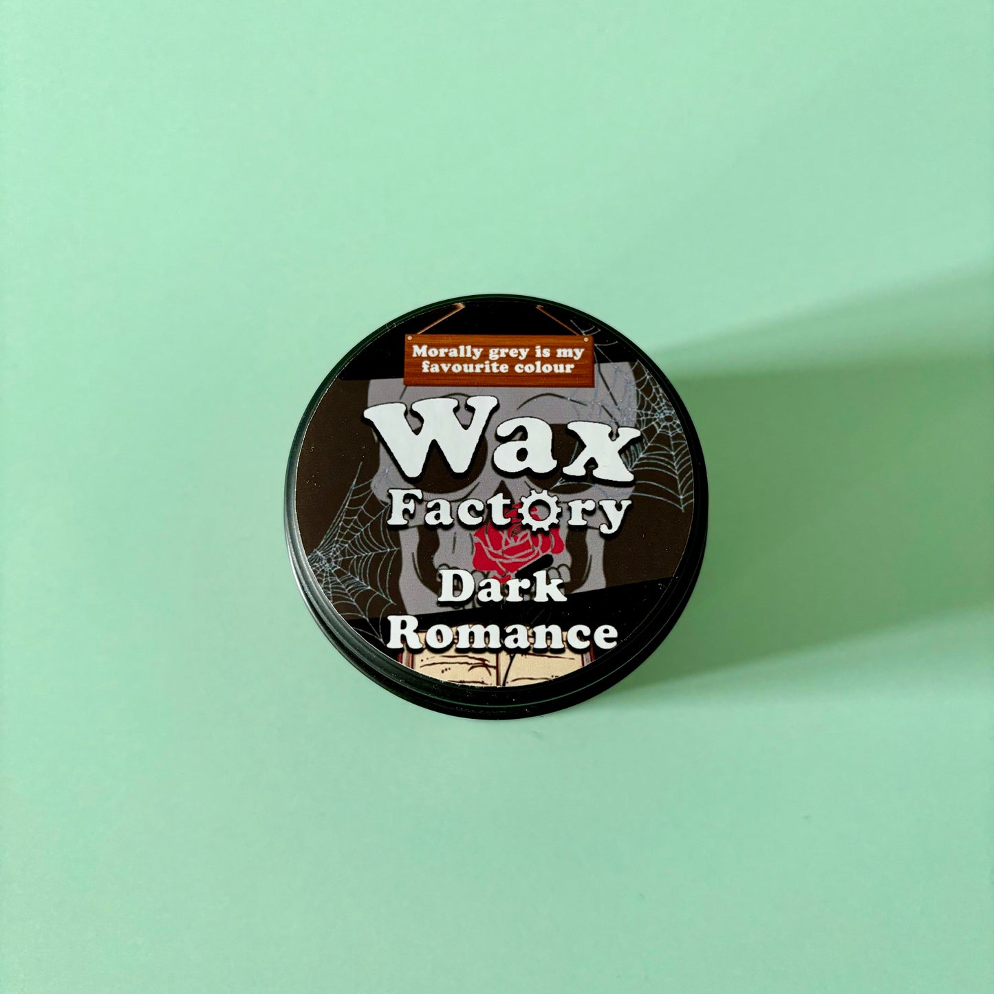 Dark Romance small tin candle