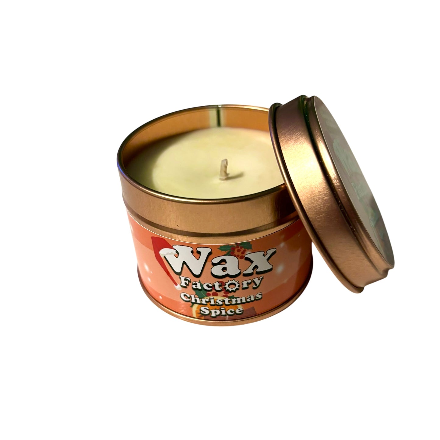 Christmas Spice small tin candle