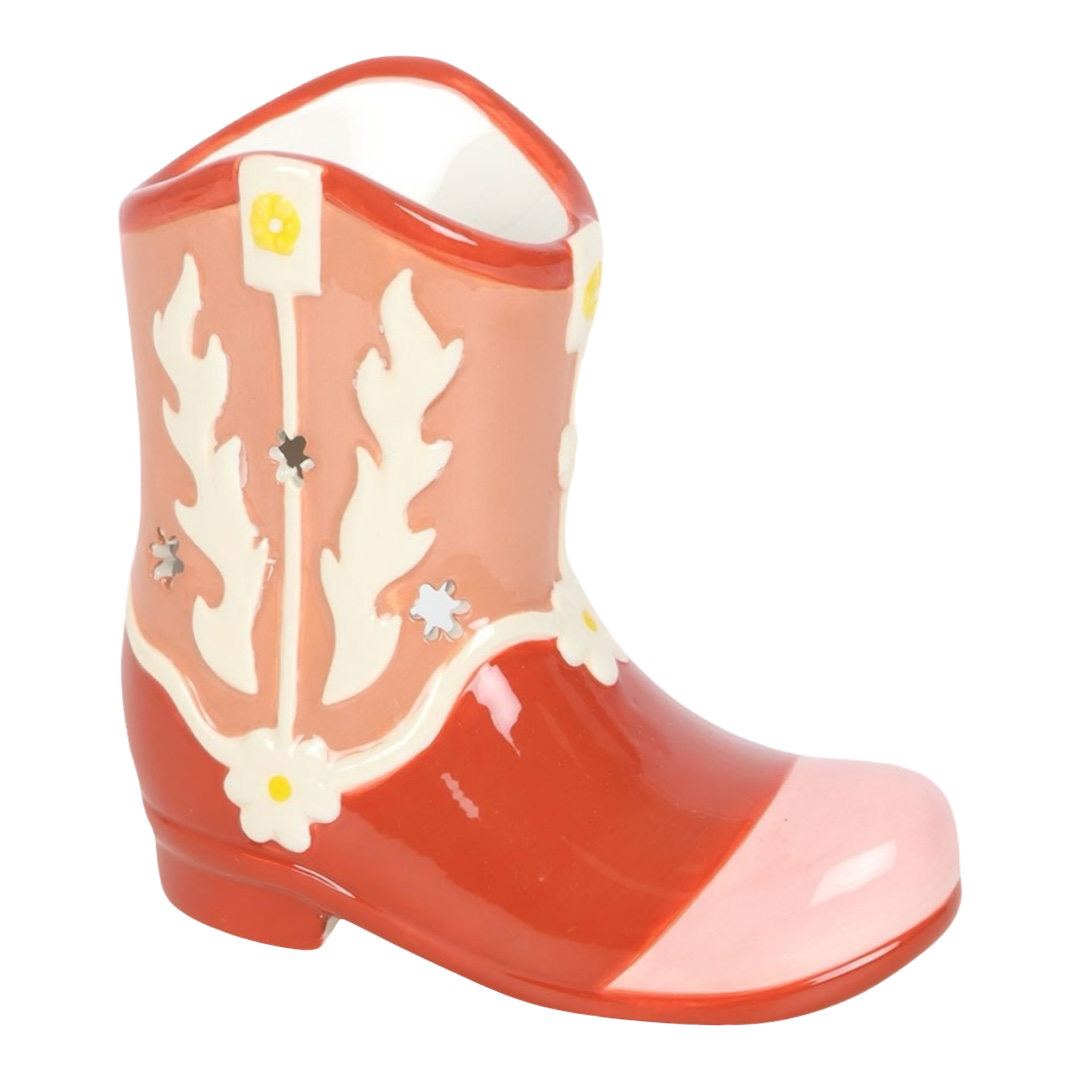 Cowboy boot wax melt burner